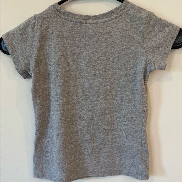 Disney Minnie Mouse Girls Graphic T-Shirt Flocked Minnie Kids Size 4/5 - Picture 3 of 4